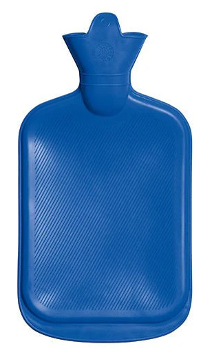 Lifemed Bouillotte, contenance : 2 litres, bleu