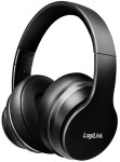 LogiLink Casque Bluetooth V5.0 Active Noise Cancelling, noir