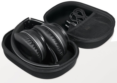 LogiLink Casque Bluetooth V5.0 Active Noise Cancelling, noir