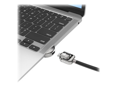 compulocks : LEDGE MACBOOK AIR RETINA JULY 2019-2020 LOCK ADAPTER SILVER