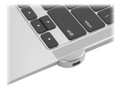 compulocks : LEDGE MACBOOK AIR RETINA JULY 2019-2020 LOCK ADAPTER SILVER