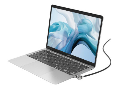 compulocks : LEDGE MACBOOK AIR RETINA JULY 2019-2020 LOCK ADAPTER SILVER