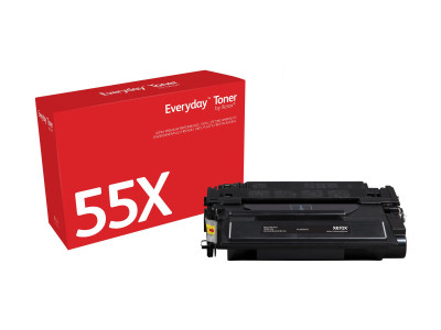 Xerox Everyday Toner grande capacité Black cartouche équivalent à HP 55X - CE255X/ CRG-324II - 12500 pages