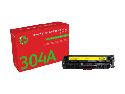 Xerox Everyday Toner Yellow cartouche équivalent à HP 304A - CC532A/ CRG-118Y/ GPR-44Y - 2800 pages