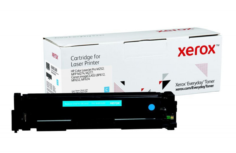 Xerox Everyday Toner Cyan cartouche équivalent à HP 201A - CF401A/ CRG-045C - 1400 pages