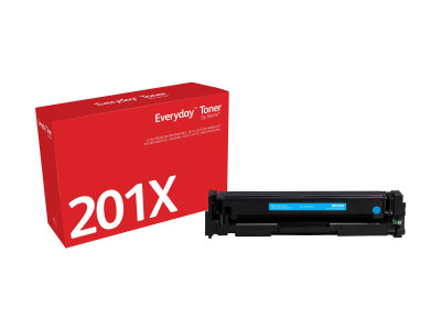 Xerox Everyday Toner grande capacité Cyan cartouche équivalent à HP 201X - CF401X/ CRG-045HC - 2300 pages