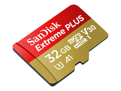 SANDISK : EXTREME PLUS MICROSDHC 32GB SD ADAPTER