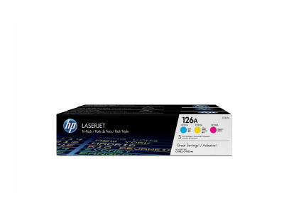 HP : cartouche toner TRI-pack HP 126 A LaserJet