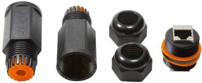 LogiLink Coupleur de câble patch extérieur cat.6A, blindé