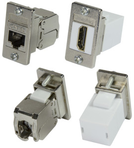 LogiLink Support de montage pour modules Keystone,zinc moulé