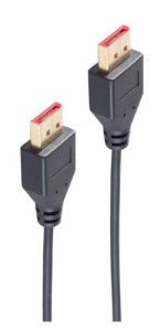 Câble DisplayPort 1.4 Shiverpeaks BASIC-S, fin, noir