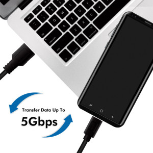 LogiLink Câble USB 3.2, USB-A - USB-C, 0,5 m, noir