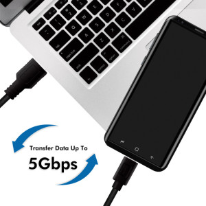 LogiLink Câble USB 3.2, USB-A - USB-C, 1,0 m, noir