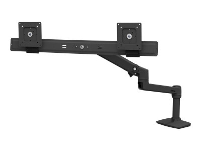 Ergotron : LX DESK DUAL DIRECT ARM MATTE BLACK