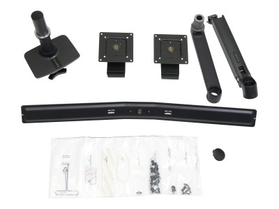 Ergotron : LX DESK DUAL DIRECT ARM MATTE BLACK