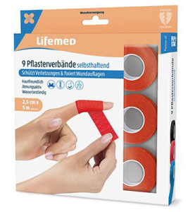 PAPSTAR Pansement, auto-adhésif, 2rouleaux, bleu