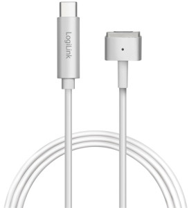LogiLink Câble de chargement USB-C - Apple MagSafe, argent