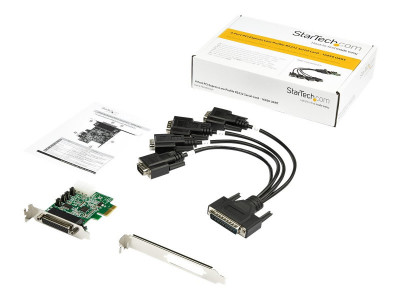 Startech : 4 PORT PCIE RS232 SERIAL card