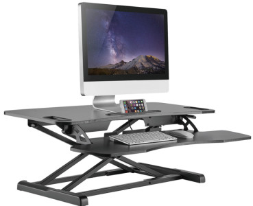 Poste de travail assis-debout DIGITUS, hauteur réglable de 110 à 505 mm