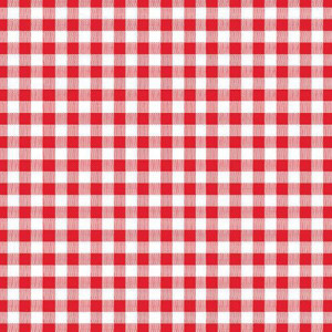 PAPSTAR Serviette à motif Carreaux Vichy, rouge