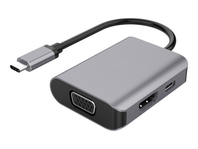 DLH : USB-C TO HDMI/VGA 60HZ 1080P CHARGE USB-C ADAP HDMI 4K