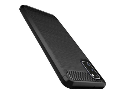 DLH : BLACK SILICONE CASE pour SAMSUNG GALAXY A41 SM-A415