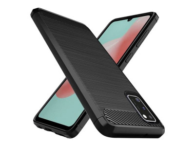 DLH : BLACK SILICONE CASE pour SAMSUNG GALAXY A41 SM-A415