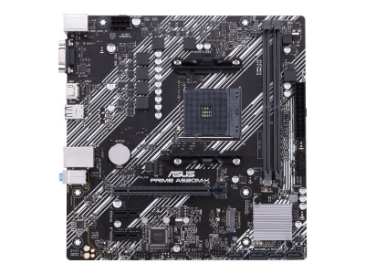 Asustek : PRIME A520M-K MATX +2GLN+U3.2+M2 SATA6+4XDDR4 (ryzen)