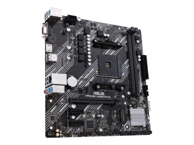 Asustek : PRIME A520M-K MATX +2GLN+U3.2+M2 SATA6+4XDDR4 (ryzen)