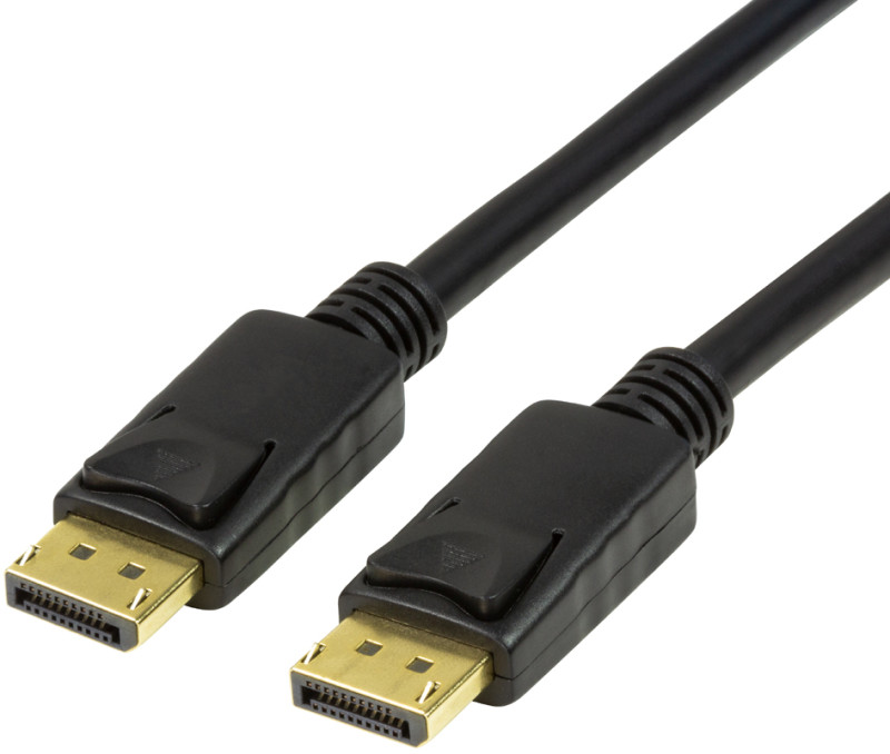 LogiLink Câble de raccordement DisplayPort 1.4, 1,0 m, noir