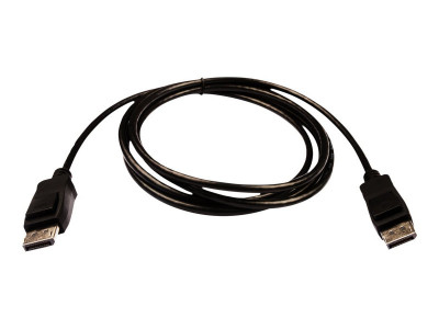 V7 : BLACK VIDEO cable DISPLAYPORT2M 6.6FT DISPLAYPORT 1.4 M/M