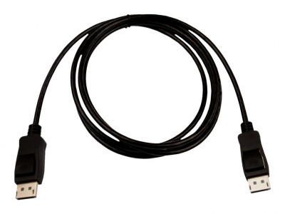 V7 : BLACK VIDEO cable DISPLAYPORT2M 6.6FT DISPLAYPORT 1.4 M/M