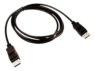 V7 : BLACK VIDEO cable DISPLAYPORT2M 6.6FT DISPLAYPORT 1.4 M/M