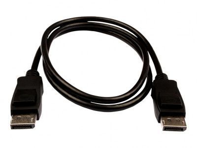 V7 : BLACK VIDEO cable DISPLAYPORT1M 3.3FT DISPLAYPORT 1.4 M/M