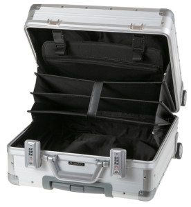 ALUMAXX Business Valise à roulettes GEMINI, serrure TSA,noir