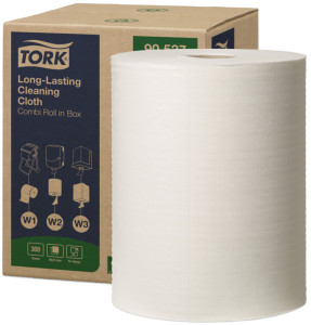 Rouleau de nettoyage multi-usages TORK, 1 pli, blanc, 152 m