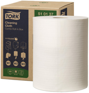 Rouleau de nettoyage multi-usages TORK, 1 pli, bleu, 152 m