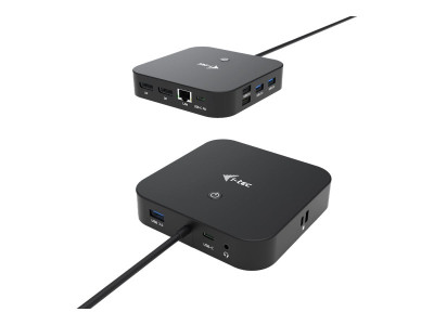 I-Tec : I-TEC USB-C DUAL DISP DOCKINGEU STATION 100W + CHARGER-C112W