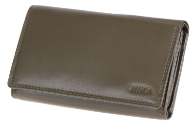 MIKA Portefeuille pour dames, en cuir, multicolore