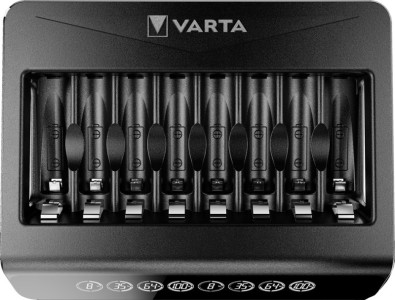 VARTA Chargeur LCD Multi Charger+, 4x piles Mignon AA incl.