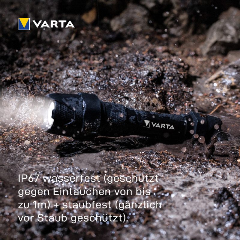 Lampe torche Indestructible F30 PRO 650 lm IP67 avec 6 piles AA - VARTA -  18_714_101_421