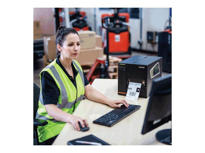 Brother TJ-4120TN Industrial Label Printer Imprimante d'étiquettes industrielle durable avec indicateur LED