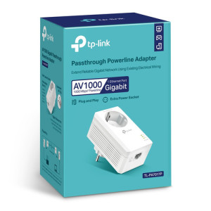 TP-Link : AV1000 POWERLINE STARTER kit GIGABIT PASSTHROUGH