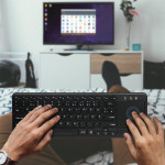 Clavier sans fil LogiLink avec pavé tactile Noir