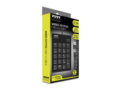Port Technology : NUMERIC KEYPAD WIRED TYPE C fr