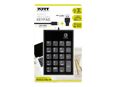 Port Technology : NUMERIC KEYPAD WIRED TYPE C fr