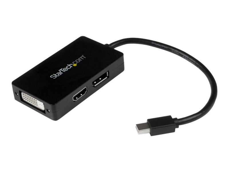 Startech : MINI DISPLAYPORT TO DISPLAYPORT DVI OR HDMI MULTIFUNCT ADAPTER