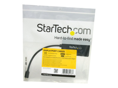 Startech : MINI DISPLAYPORT TO DISPLAYPORT DVI OR HDMI MULTIFUNCT ADAPTER