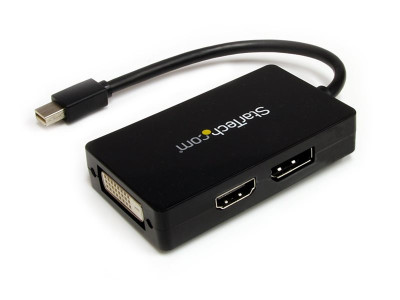 Startech : MINI DISPLAYPORT TO DISPLAYPORT DVI OR HDMI MULTIFUNCT ADAPTER
