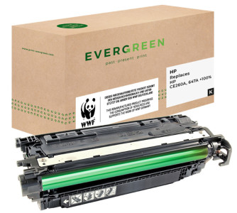 EVERGREEN Toner EGTHP250XE ersetzt hp CE250X/504X, schwarz